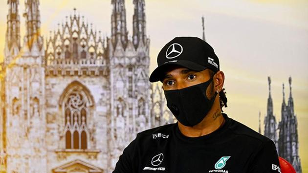 Lewis Hamilton speaks(Getty Images)