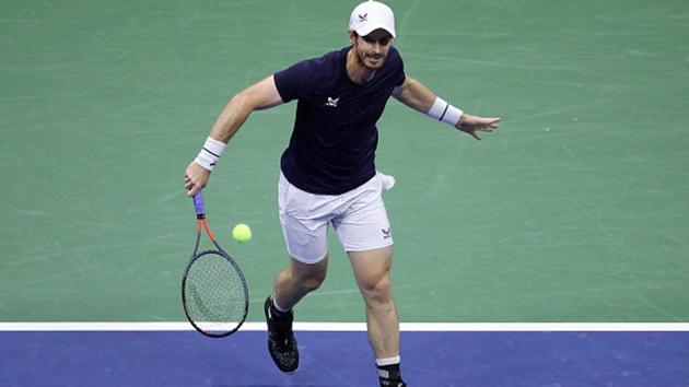 Andy Murray in action in US Open 2020 Round 2 match.(Getty Images)