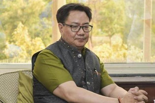 Union minister Kiren Rijiju lauds UP police for busting Khelo India ...