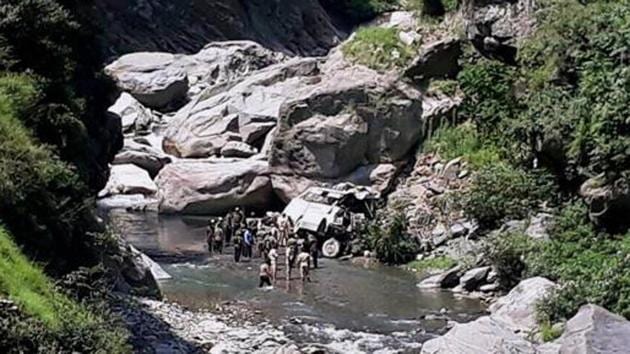 Both the vehicles tumbled into gorge off Jammu-Srinagar National Highway in Ramban district on Saturday morning. (PTI Photo/File/Representative)