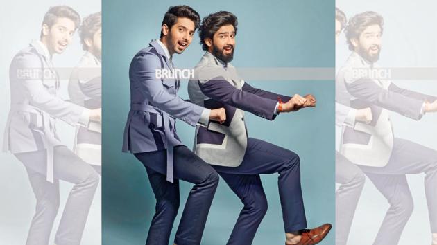 The sibling duo though they do great work individually, soar to amazing heights when they collaborate. Styling: Pratiksha Jain, Styling assistant: Kartik Jain, Make-up and hair: Baba Chaurasiya; On Amaal: Shirt, Bubber Couture; blazer and trousers, Karrtik D; shoes, Heel & Buckle; On Armaan: Shirt, Bubber Couture; blazer and trousers, Karrtik D; shoes, Rosso Brunello(Brahms Dirsipo)