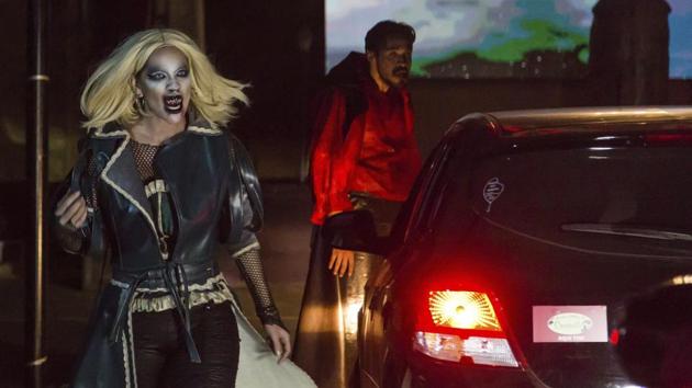 An actor dressed as a vampire performs at the Hopi Hari horror theme amusement park, in the Vinhedo suburb of Sao Paulo, Brazil.(AP) An actor dressed as a vampire performs at the Hopi Hari horror theme amusement park, in the Vinhedo suburb of Sao Paulo, Brazil.(AP)