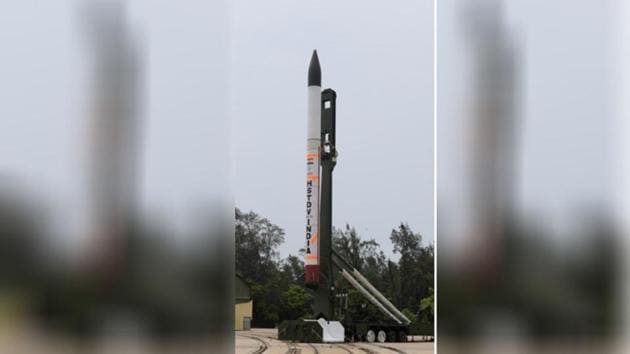 Officials called the successful test flight of the hypersonic technology demonstrator vehicle (HSTDV) a significant leap in indigenous defence technologies. (HT Photo/DRDO)