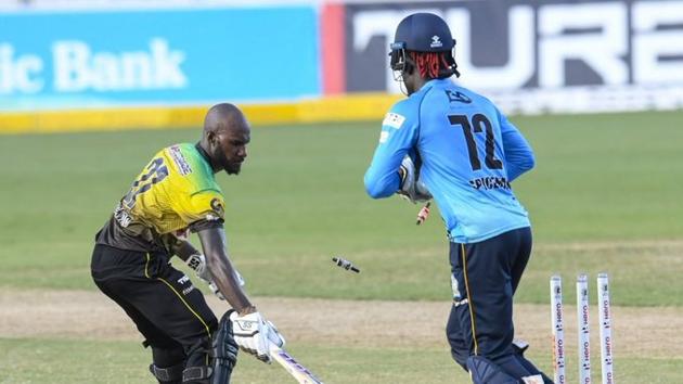 Action from a Caribbean Premier League match.(Twitter/CPL) Action from a Caribbean Premier League match.(Twitter/CPL)