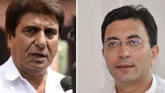 Former UPCC chief Raj Babbar (Left) and former union minister Jitin Prasada (Right).