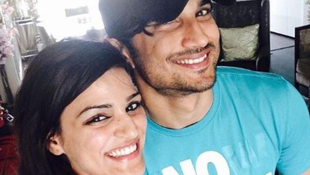 Sushant Singh Rajput poses with his sister Shweta Singh Kirti.