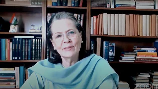 Congress interim president Sonia Gandhi. (ANI) Congress interim president Sonia Gandhi. (ANI)