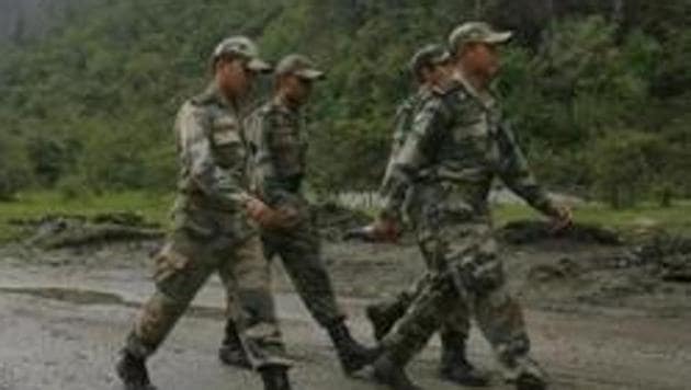 The Indian Army had contacted its Chinese counterpart about the five missing civilians, who were engaged as guides and porters by the army in the Upper Subansiri district on the Sino-India border, on Saturday.(REUTERS PHOTO.) The Indian Army had contacted its Chinese counterpart about the five missing civilians, who were engaged as guides and porters by the army in the Upper Subansiri district on the Sino-India border, on Saturday.(REUTERS PHOTO.)