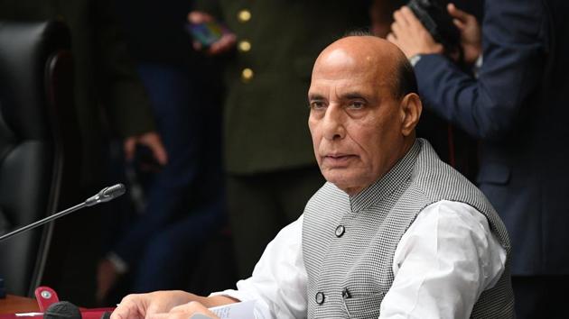 Defense Minister Rajnath Singh attends a Joint Meeting of Defense Ministers of Shanghai Cooperation Organisation, Commonwealth of Independent States and Collective Security Treaty Organization Member States in Moscow, Russia.(AP)