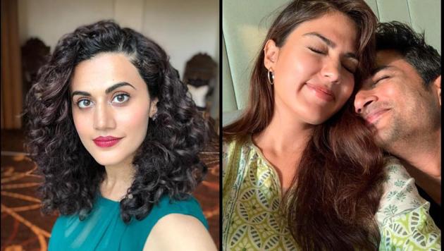 Taapsee Pannu commented on Rhea Chakraborty’s arrest by the NCB in the Sushant Singh Rajput case.