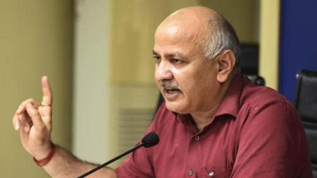 Deputy Chief Minister of Delhi Manish Sisodia(Arvind Yadav/HT PHOTO)