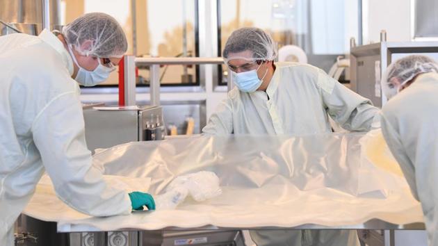 Scientists work inside the CSL Biotech facility after CSL announced it had agreed to develop the coronavirus disease (Covid-19) vaccine that could be available in Australia by early 2021, in Melbourne, Australia.(Reuters File Photo)