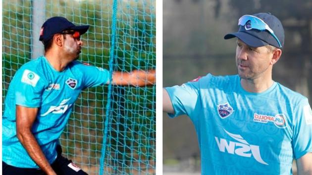 R Ashwin and Ricky Ponting (HT Collage)