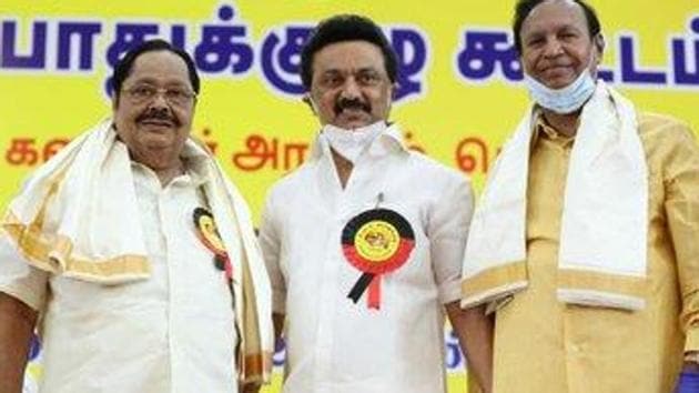 Duraimurugan, an advocate by profession, is a nine-term legislator and a former minister in several DMK governments in the past. (Photo @arivalayam) Duraimurugan, an advocate by profession, is a nine-term legislator and a former minister in several DMK governments in the past. (Photo @arivalayam)