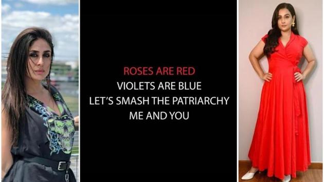 Many Bollywood celebrities shared a message on patriarchy, originally seen on the t-shirt worn by Rhea Chakraborty on the day of her arrest. Many Bollywood celebrities shared a message on patriarchy, originally seen on the t-shirt worn by Rhea Chakraborty on the day of her arrest.
