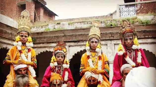 Varanasi’s famous Ramnagar Ramlila.(HT file photo)