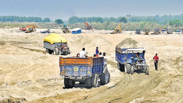 In the current tenure, the Haryana government has received a revenue of about Rs 574 crore from mining activities. (Representational image)(HT FILE)