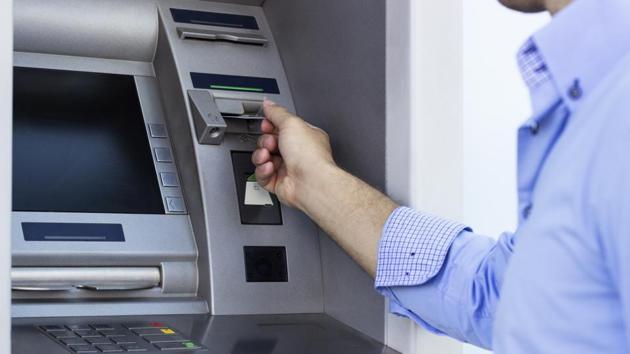 In one case, Rs 6 lakh was withdrawn in three ATM transactions and 61 online withdrawals from the SBI account of a district police personnel.(Getty Images/iStockphoto)