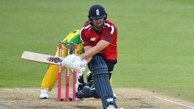 Cricket - Third T20 International - England v Australia - Rose Bowl, Southampton, Britain - September 8, 2020 England's Dawid Malan in action Glyn Kirk/Pool via REUTERS(REUTERS)