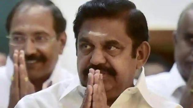 Tamil Nadu chief minister Edappadi K Palaniswami.(PTI file)