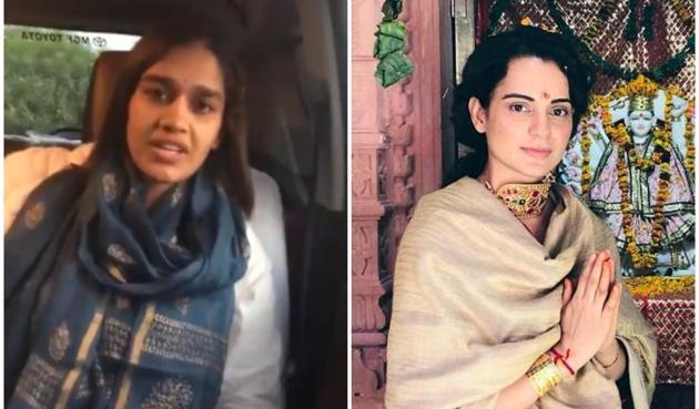 Babita Phogat expressed support for Kangana Ranaut.