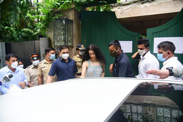 Several Bollywood celebrities have condemned the BMC’s demolition of Kangana Ranaut’s property. (Varinder chawla)