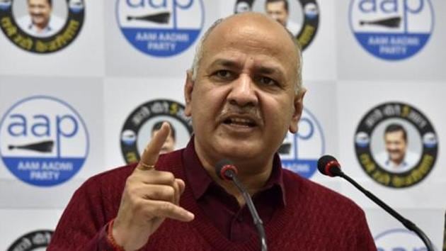Delhi Deputy Chief Minister Manish Sisodia. (Mohd Zakir/HT PHOTO) Delhi Deputy Chief Minister Manish Sisodia. (Mohd Zakir/HT PHOTO)