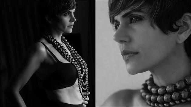 Mandira Bedi flaunts love for beads and killer abs in latest glamorous photoshoot(Instagram/mandirabedi)