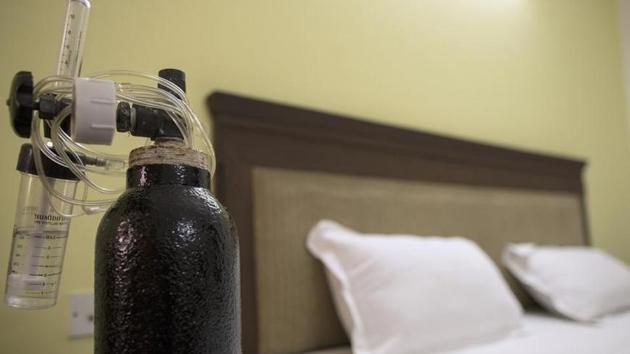 Maharashtra government has ordered oxygen cylinder producing units in the state to only serve the needs in the state. (Bloomberg Photo) Maharashtra government has ordered oxygen cylinder producing units in the state to only serve the needs in the state. (Bloomberg Photo)