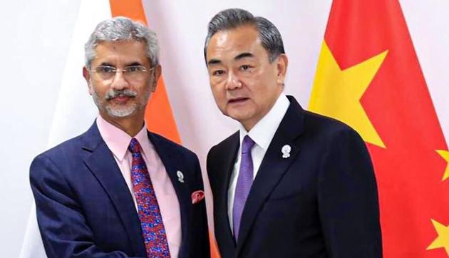 External Affairs Minister S Jaishankar and Chinese State Councilor and Foreign Minister Wang Yi met for nearly two hours on the sidelines of the SCO meet in Russia(PTI) External Affairs Minister S Jaishankar and Chinese State Councilor and Foreign Minister Wang Yi met for nearly two hours on the sidelines of the SCO meet in Russia(PTI)