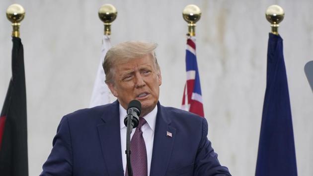 Trump tweeted out the news after he spoke by phone to both Bahrain’s King Hamad bin Isa Al Khalifa and Israeli Prime Minister Benjamin Netanyahu, the White House said.(AP Photo)