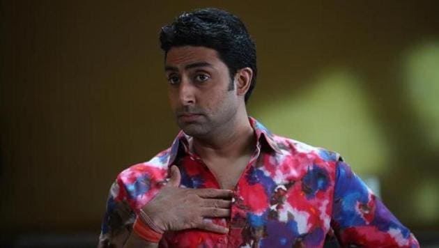 Abhishek Bachchan in a still from his film Bol Bachchan.