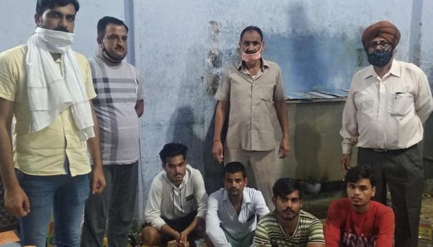 The arrested suspects. (Delhi Police) The arrested suspects. (Delhi Police)