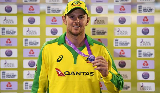 Josh Hazlewood was named Player of the Match for his figures of 3/26. He dismissed Jason Roy, Joe Root and Moeen Ali (getty )