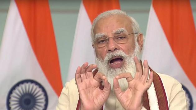 People should not lower their guard against coronavirus until an effective medicine is found, PM Modi said. (Photo: PTI) People should not lower their guard against coronavirus until an effective medicine is found, PM Modi said. (Photo: PTI)