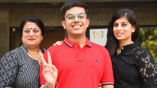 Anurag Gupta secured a 99.96 percentile, which is the highest in the city. (Gurpreet Singh/HT) Anurag Gupta secured a 99.96 percentile, which is the highest in the city. (Gurpreet Singh/HT)