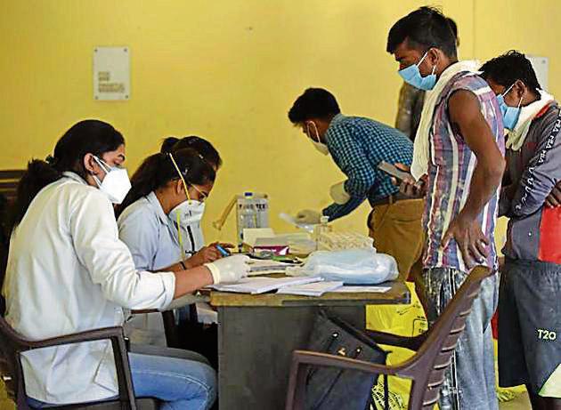 As per the bulletin, Gurugram recorded 339 new cases, the highest in the state. (HT FILE) As per the bulletin, Gurugram recorded 339 new cases, the highest in the state. (HT FILE)