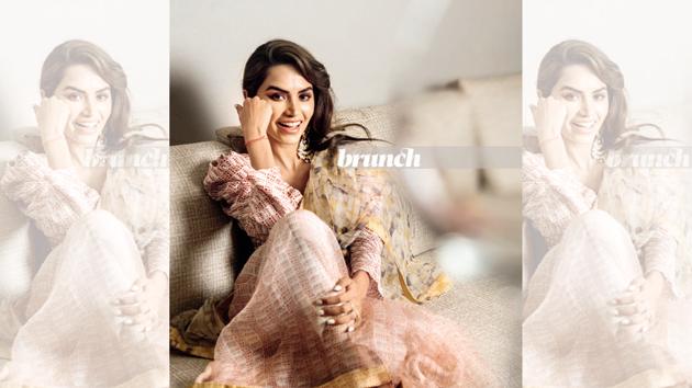 Indian influencer Diipa Khosla has over a million followers on Instagram and has featured on seven international magazine covers. Wardrobe: Sari and blouse, Vedika M; earrings, Sunta Shekhawat; Art direction: Amit Malik; Make-up & hair: Anuj Dogra; Location courtesy: Hyatt Regency Delhi(Hari Nair)