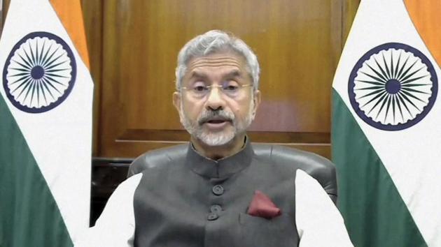 The peace process, External Affairs Minister Dr S Jaishankar said, has to address the violence in Afghanistan and the neighbourhood and also protect the interests of minorities and women. (ANI photo) The peace process, External Affairs Minister Dr S Jaishankar said, has to address the violence in Afghanistan and the neighbourhood and also protect the interests of minorities and women. (ANI photo)