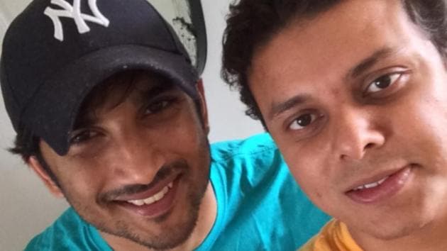 Sushant Singh Rajput with brother-in-law Vishal Singh Kirti.