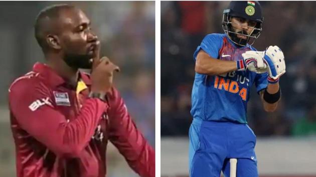 File image of Kesrick Williams and Virat Kohli. (IPL) File image of Kesrick Williams and Virat Kohli. (IPL)