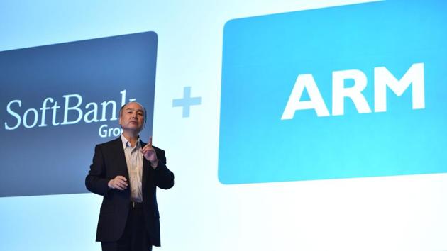This file picture taken on July 28, 2016 shows SoftBank Group Representative Masayoshi Son speaking at a press conference to announce the company's financial results in Tokyo. (AFP photo)