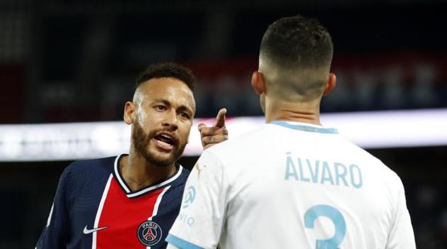 Ligue 1 Neymar Among Five Sent Off As Marseille Grab Rare Win At Psg Hindustan Times