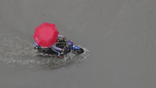 The monsoon trough is lying to the south of its normal position – from Ganganagar in western Rajasthan to the Bay of Bengal. Its eastern end is likely to remain to the south of its normal position until Thursday (September 17).(Representational Photo/AP)