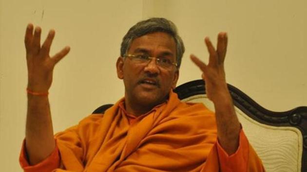 File photo: Uttarakhand chief minister Trivendra Singh Rawat.(HT Photo) File photo: Uttarakhand chief minister Trivendra Singh Rawat.(HT Photo)