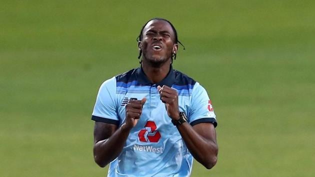 Cricket - Second One Day International - England v Australia - Emirates Old Trafford, Manchester - September 13, 2020 England's Jofra Archer reacts Martin Rickett/Pool via REUTERS (REUTERS)