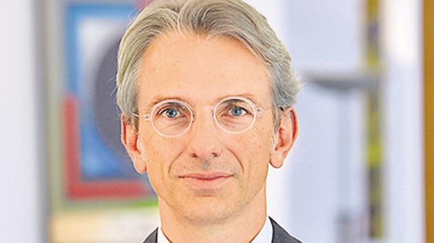 Emmanuel Lenain, ambassador of France.(HT PHOTO) Emmanuel Lenain, ambassador of France.(HT PHOTO)