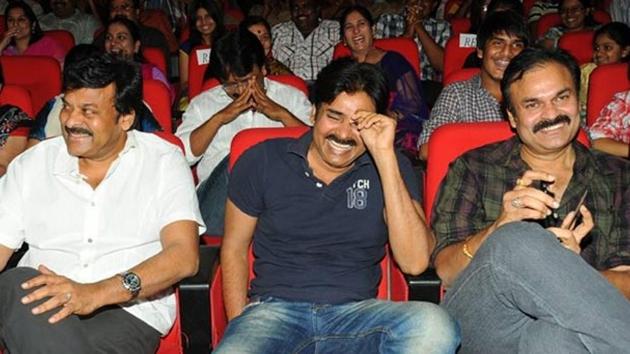 Chiranjeevi’s brother Naga Babu (right) has tested positive for Covid-19.