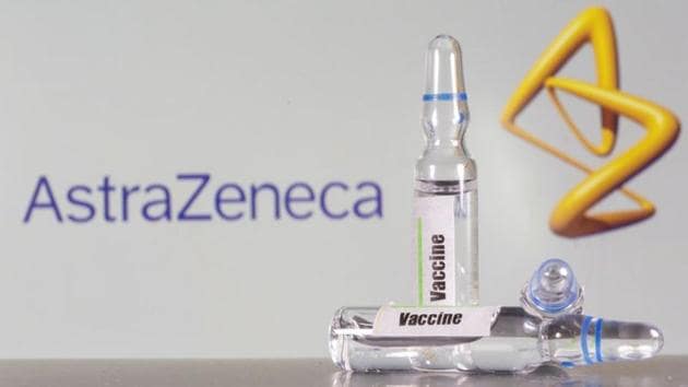 A test tube labelled with the Vaccine is seen in front of AstraZeneca logo (Reuters File Photo) A test tube labelled with the Vaccine is seen in front of AstraZeneca logo (Reuters File Photo)