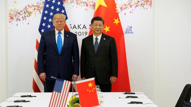 US President Donald Trump and China's President Xi Jinping.(Reuters)